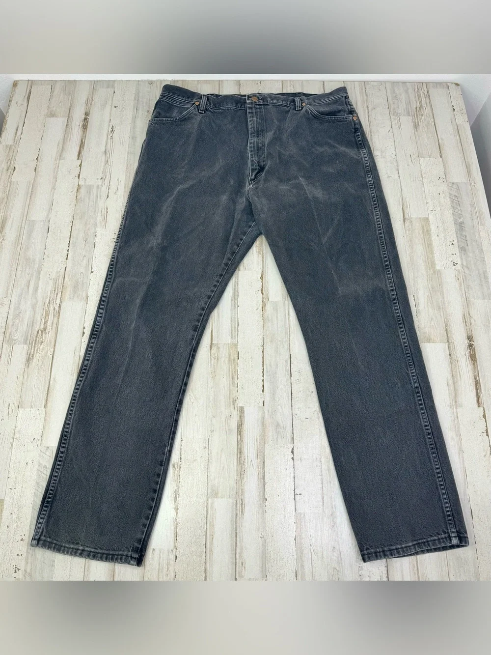 Wrangler Jeans Men's 42x33 Black Cowboy Western Outdoors 13MW2WK Lot Of 2